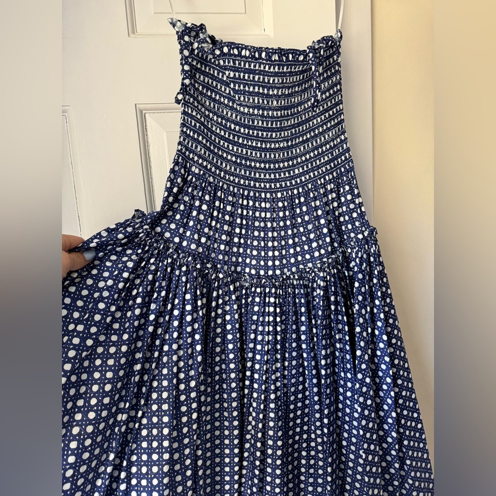 Hill House Seraphina Blue Basketweave Size Small - Picture 7 of 9